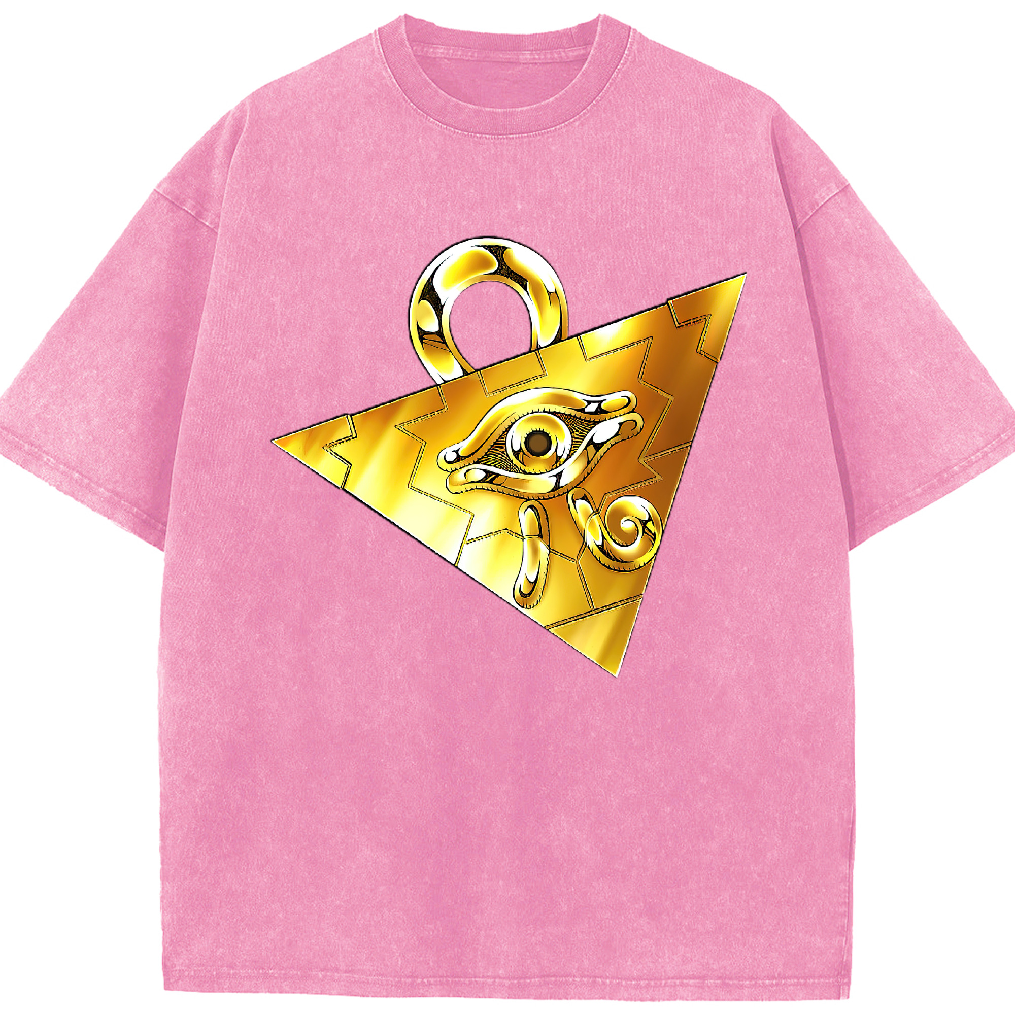 （画像用） 遊☆戯☆王 Yu-Gi-Oh! 綿100% ヴィンテージ風 半袖Tシャツ（フロントプリント）